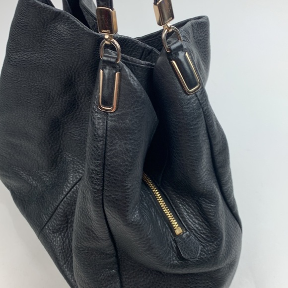 Coach Madison Phoebe Black leather Shoulder bag Gold Hardware 3 compartments - Picture 6 of 15